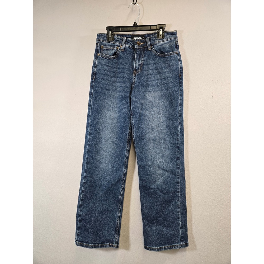 RSQ Straight Leg Medium Wash Stretch Denim Jeans 14